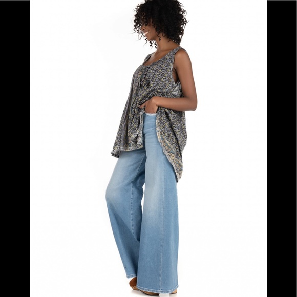 NWOT! Free People Mess Around Tunic blk - Picture 3 of 9